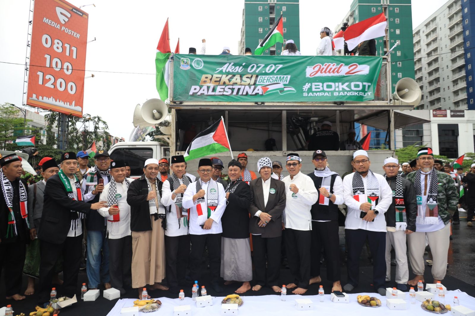 Bekasi Bersama Palestine Pj Wali Kota Bekasi Hadir Aksi Solidaritas